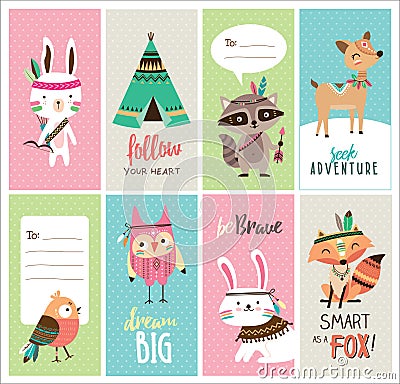 Greeting cards Vector Illustration