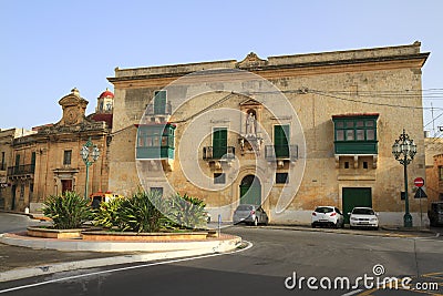 Gregorio Bonnici's palace, Malta Stock Photo
