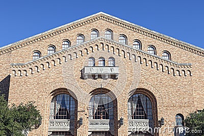 Gregory Gymnasium at University of Texas Editorial Stock Photo