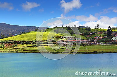 Gregory lake in Nuwara Eliya - Sri Lanka Stock Photo