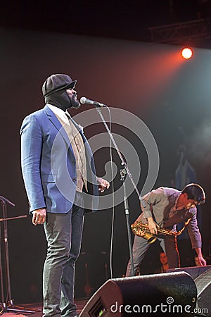 Gregory Porter at Kaunas Jazz 2015 Editorial Stock Photo