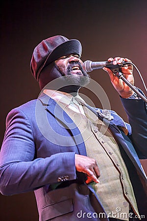 Gregory Porter at Kaunas Jazz 2015 Editorial Stock Photo