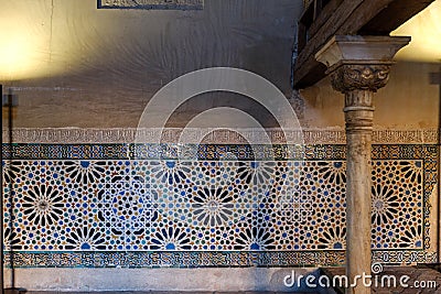 Grenada, andalusia, spain, europe, room of the mexuar Editorial Stock Photo