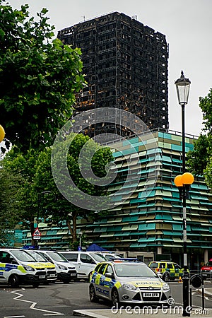 The Grenfell Tower Fire Editorial Stock Photo