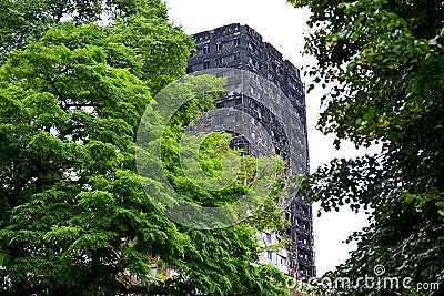 The Grenfell Tower Fire Editorial Stock Photo