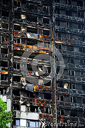 The Grenfell Tower Fire Editorial Stock Photo