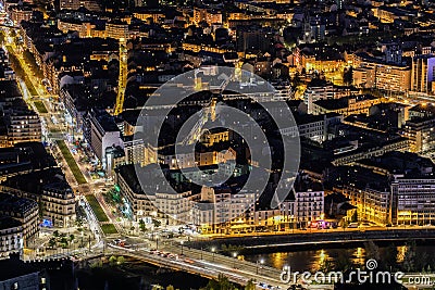 Grenoble, the Alp Capital , France Editorial Stock Photo