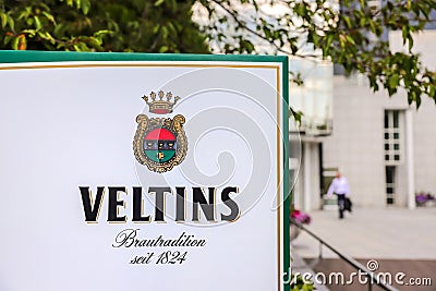 Veltins beer brewery building in grevenstein germany Editorial Stock Photo