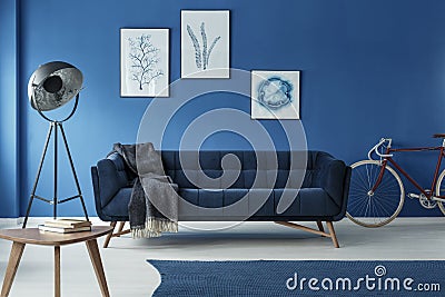 Grey additions in room Stock Photo