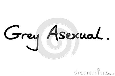 Grey Asexual Stock Photo