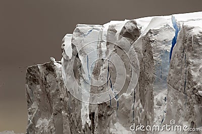 Grey-blue iceberg Stock Photo