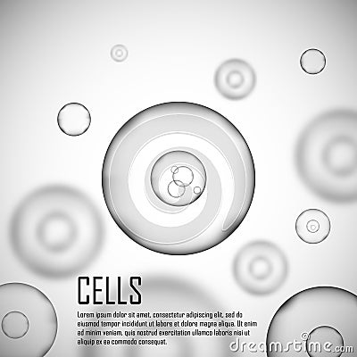 Grey cell background. Vector illustration Vector Illustration