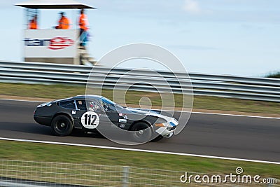 Classic car racing at Zandvoort Editorial Stock Photo