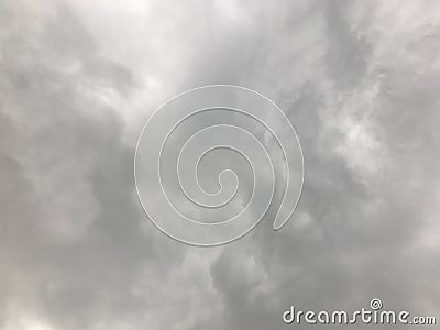 Grey clouds background Stock Photo