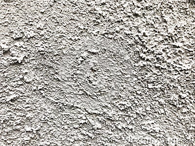 Grey concrete wall with many very sharp points Stock Photo