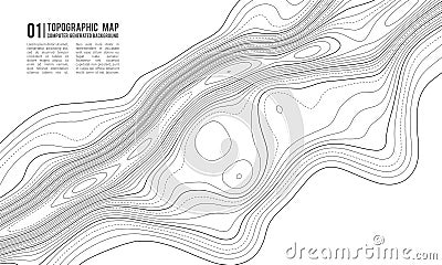 Grey contours vector topography. Geographic mountain topography vector illustration. Topographic pattern texture. Map on Vector Illustration