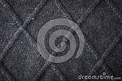 Grey figured sweater background horizontal Stock Photo