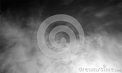 Grey fog or smoke special effect. grey cloudiness, mist or smog background. Vector Illustration