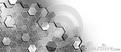 grey glossy oxygene abstract technology background Stock Photo