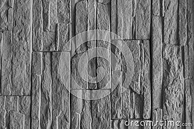 Grey Hard Rough Stone Tile Wall Texture Background Stock Photo