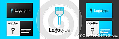 Grey line Hairbrush icon isolated on white background. Comb hair sign. Barber symbol. Vector Illustration Vector Illustration