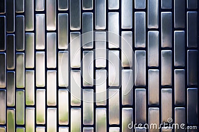 Grey mettalic decorative plate Stock Photo