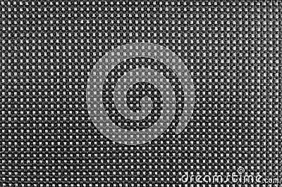 Grey nylon textile texture macro closeup, gray horizontal pattern detail, textured salt and pepper style black and white melange Stock Photo