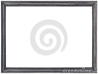 Grey Photo Frame Cutout Stock Photo