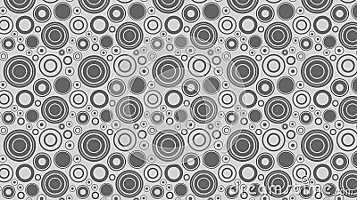 Grey Random Circles Background Pattern Illustrator Stock Photo