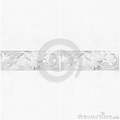 Grey square ceramic and bordure tile seamless, can be used indoors and outdoors Stock Photo