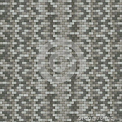 Grey Stone Pavement Vector Illustration