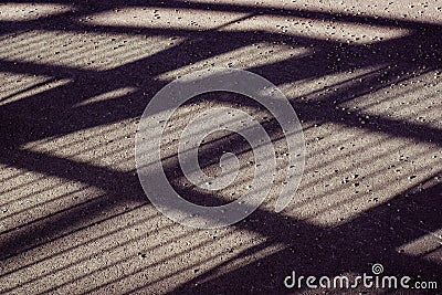 Grey textured asphalt stone and loose gravel chippings background Stock Photo