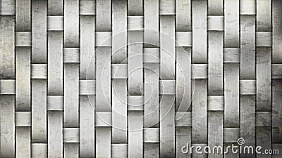 Grey Weave Rattan Texture Background Stock Photo