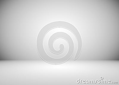 Grey and white gradient room background Stock Photo