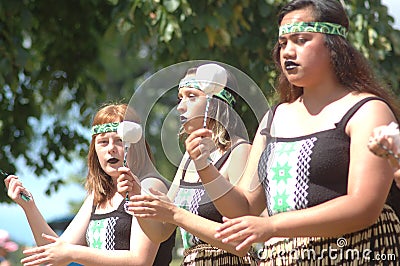 Maori dance Editorial Stock Photo