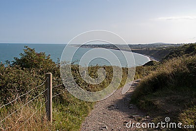 Greystones to Bray Cliff Walk Stock Photo