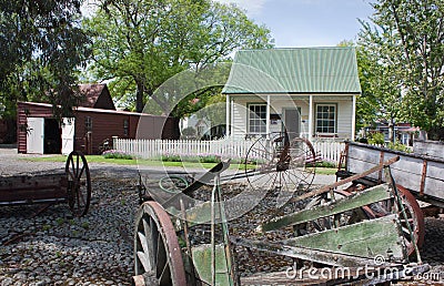 Pioneer Cottage, Greytown Editorial Stock Photo