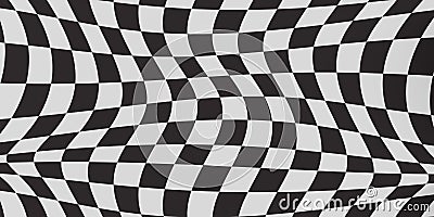 grid abstract background chess checkered flag finish line victory 3d rendering Stock Photo