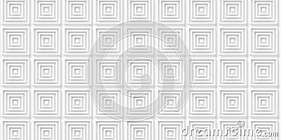 Grid array of offset multiple nested white rectangular frames background wallpaper banner full frame filling Cartoon Illustration