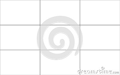 Grid lines for composing photos Stock Photo