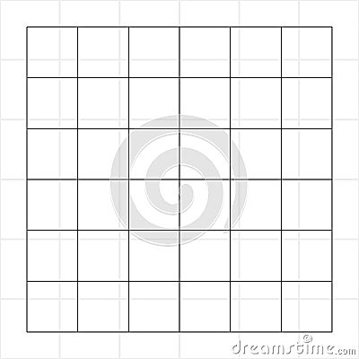 Grid, mesh, graph, plotting paper pattern. Same units included as seamless background Vector Illustration