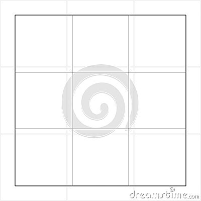Grid, mesh, graph, plotting paper pattern. Same units included as seamless background Vector Illustration