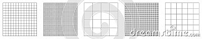 Grid, mesh, graph, plotting paper pattern Vector Illustration
