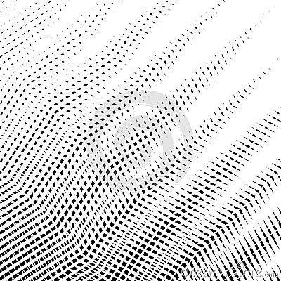 Grid, mesh, lines background. Geometric texture, pattern with ha Vector Illustration