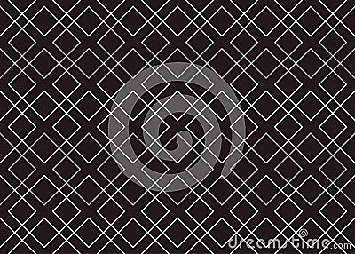 Grid of rhombuses Vector Illustration