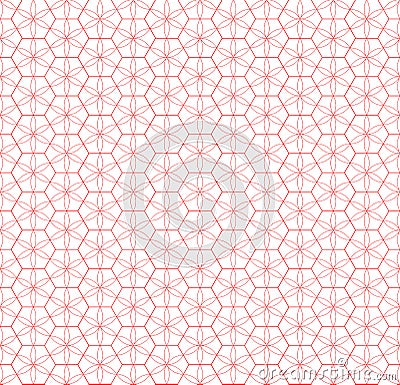 Grid seamless pattern. Geometric Star effect. Fashion graphic design.Vector illustration. Background design. Modern stylish abstra Vector Illustration