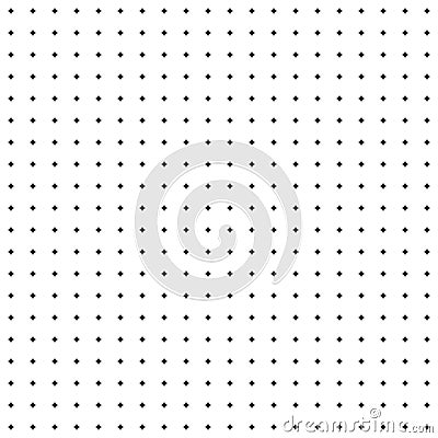 Grid seamless pattern. Subtle halftone patern. Repeated small hatch cross. Repeating tiny abstract texture. Simple geometric Vector Illustration