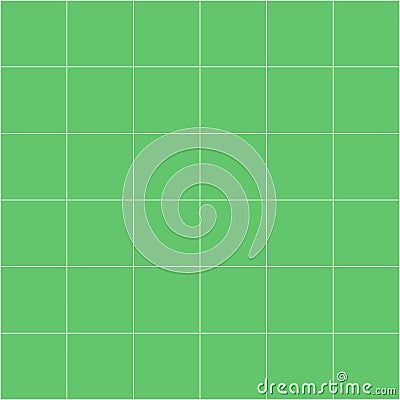 Grid square graph line full page on green paper background, paper grid square graph line texture of note book blank, grid line Vector Illustration