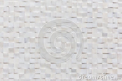 Grid tile concrete cement wall background texture. Stock Photo