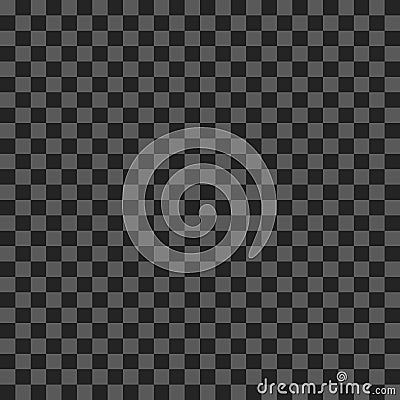 Grid transparency effect. Seamless pattern with transparent mesh. Dark grey Vector Illustration